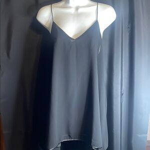 Elegant Black Spaghetti Strap Top